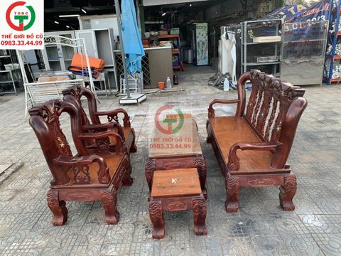 SALON GỖ TRÀM XOAN ĐÀO CỘT 13