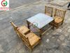 Bàn và ghế ĂN GỖ TRE THANH LÝ