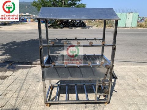 LÒ NƯỚNG QUAY INOX 10 XIÊN