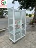 TỦ CHÉN BÁT NHÔM KÍNH 2 CÁNH