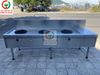BẾP KHÈ 3 HỌNG INOX 304