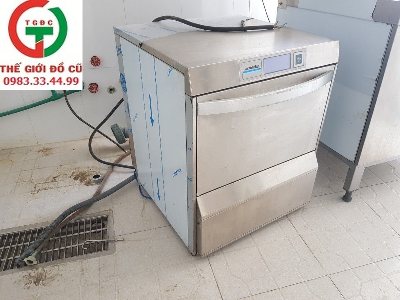 Máy rửa chén nhà hàng- khách sạn. - DC807