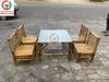 Bàn và ghế ĂN GỖ TRE THANH LÝ