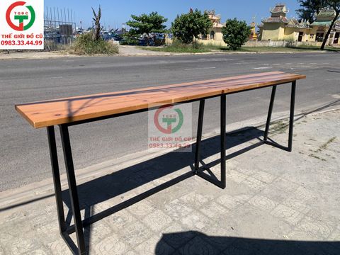 BÀN BAR BĂNG DÀI KHUNG CHÂN SẮT