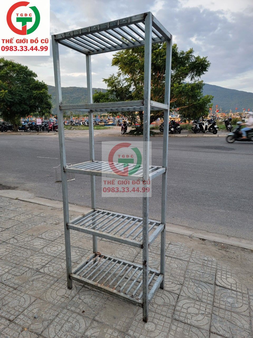 KỆ SẮT 5 TẦNG THANH LÝ