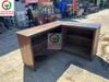 QUẦY BAR - LỄ TÂN GÓC L GỖ GÕ