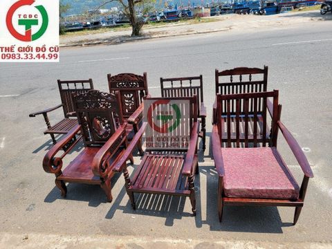 GHẾ GỖ THẺ XƯA LẺ BỘ