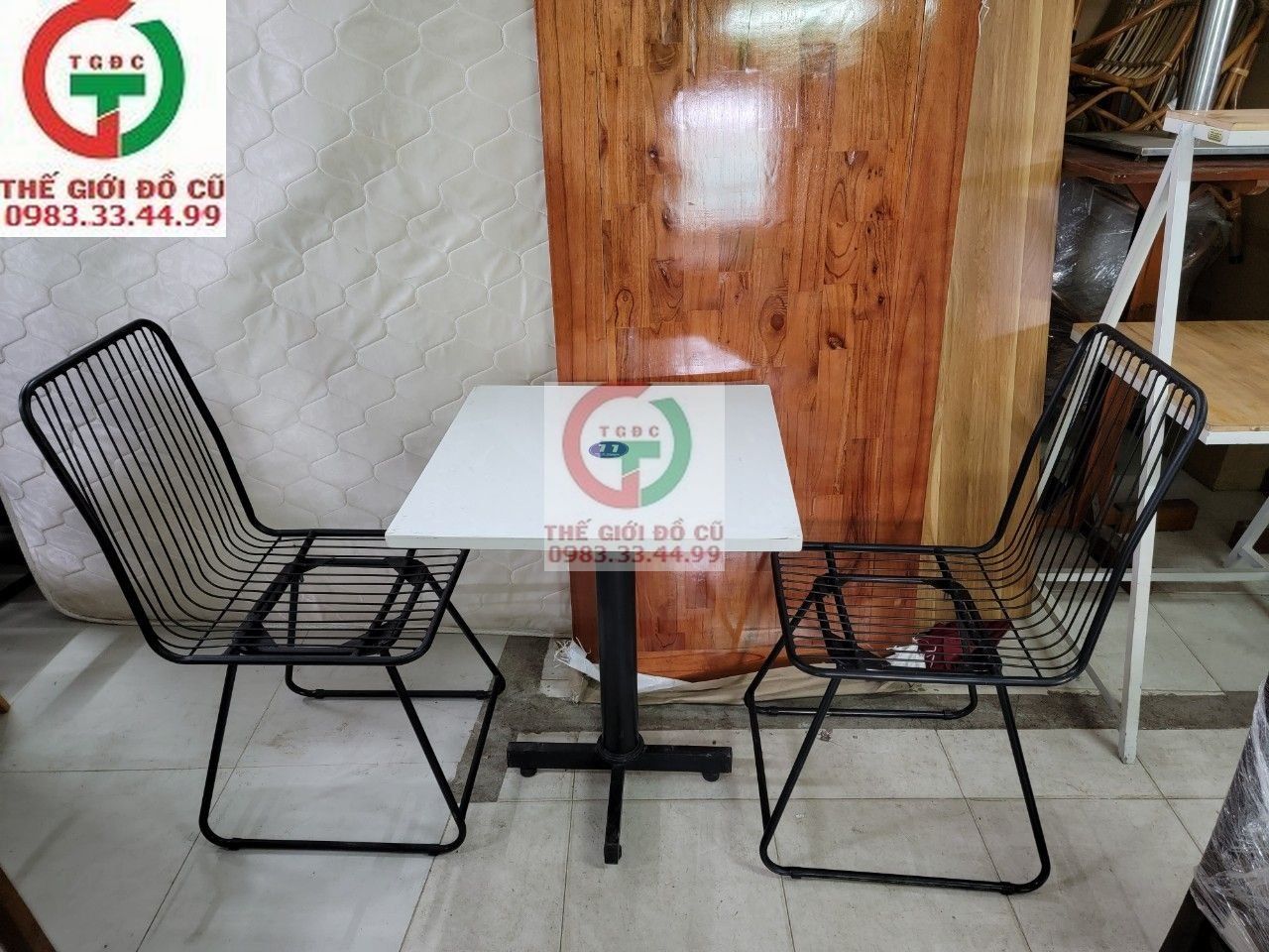 GHẾ CAFE SẮT NAN SONG