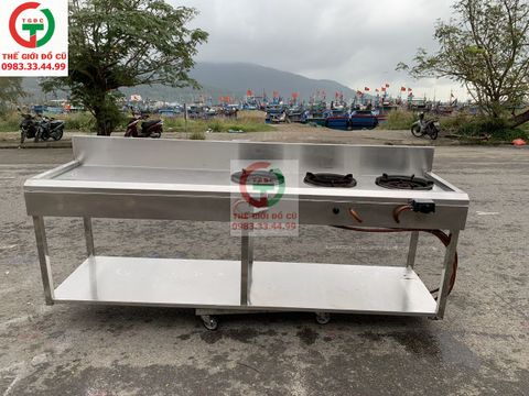 BẾP KHÈ INOX 3 HỌNG