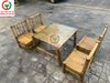 Bàn và ghế ĂN GỖ TRE THANH LÝ