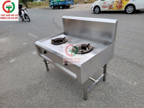BẾP KHÈ 2 HỌNG INOX 304