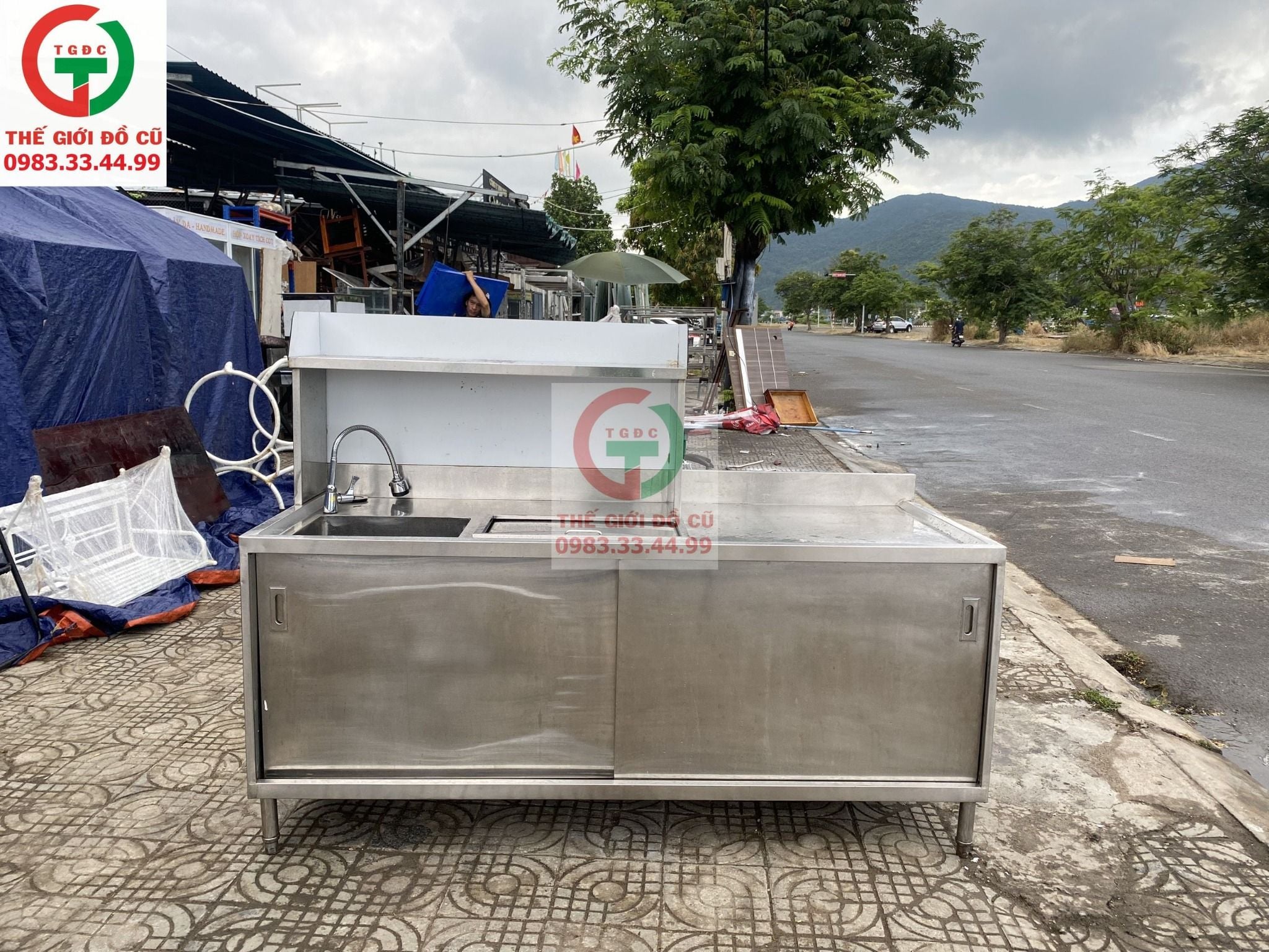 BÀN PHA CHẾ INOX 304