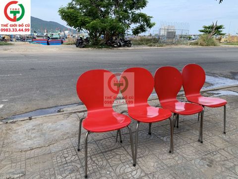 GHẾ CAFE  NHỰA ĐÚC CÂY INOX 201