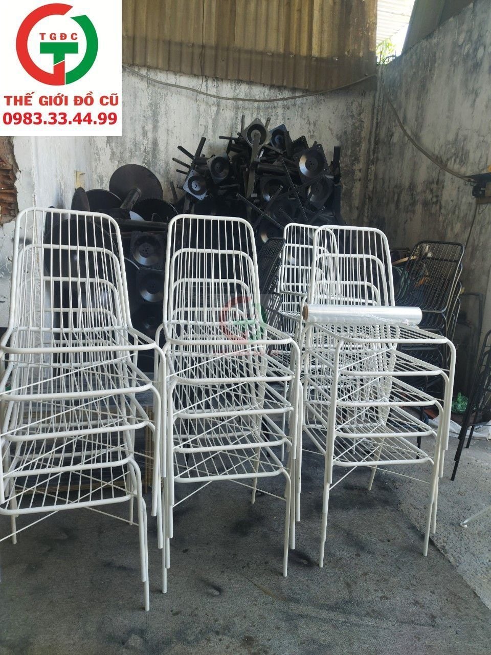 Ghế café sắt ngoài trời