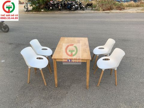 BỘ BÀN ĂN CABIN KẾT HỢP GHẾ ELMES