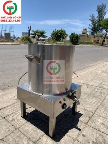 NỒI PHỞ ĐIỆN INOX 60L THANH LÝ