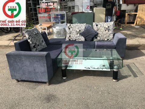 BÀN GHẾ SOFA GÓC VẢI