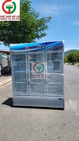 TỦ MÁT ALASKA 3 CÁNH KÍNH SL-14C3I