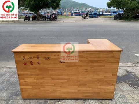 QUẦY THU NGÂN GỖ GÓC L