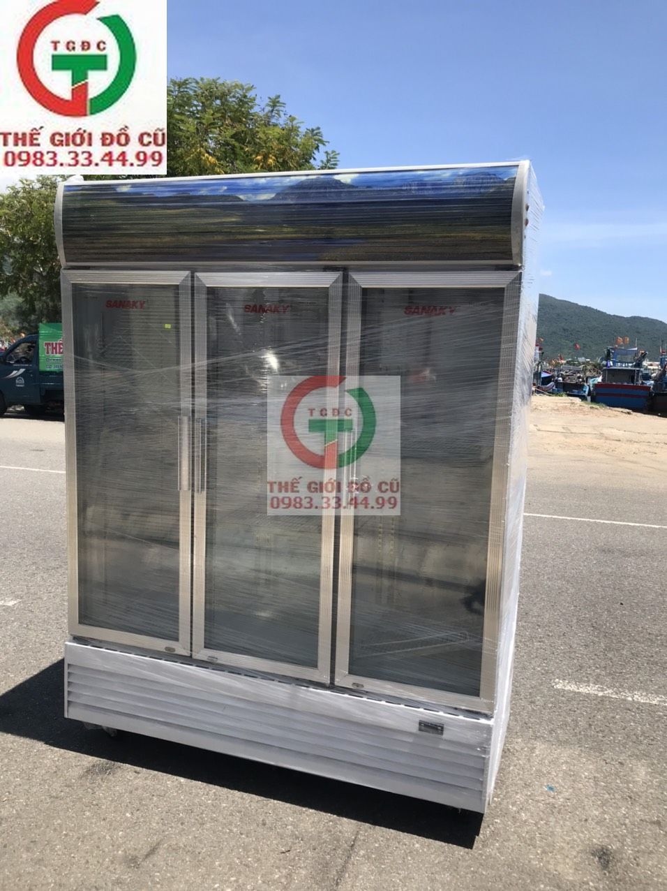 TỦ MÁT SANAKY 3 CÁNH KÍNH VH-1520HP