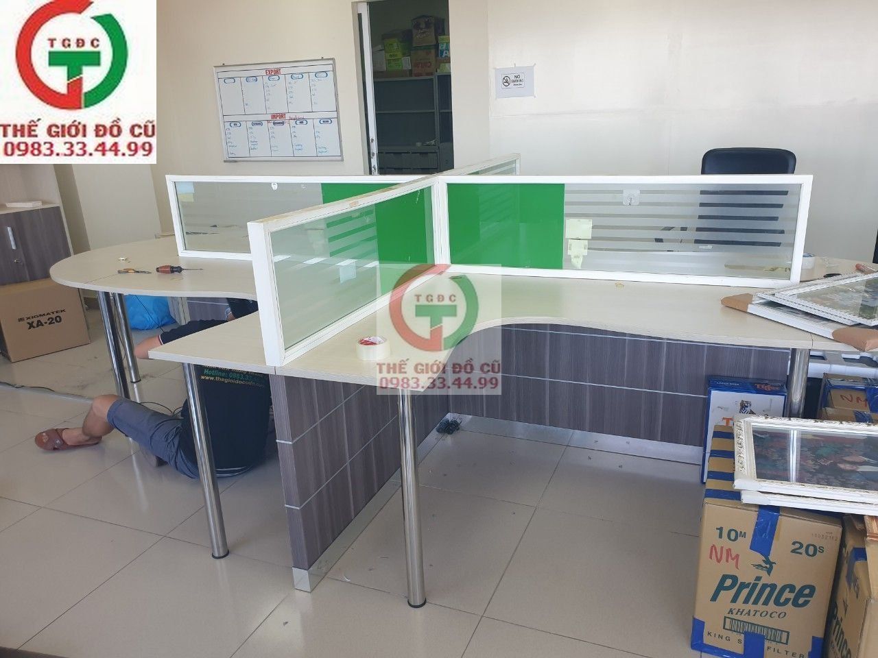 BÀN LÀM VIỆC 4 CHỖ