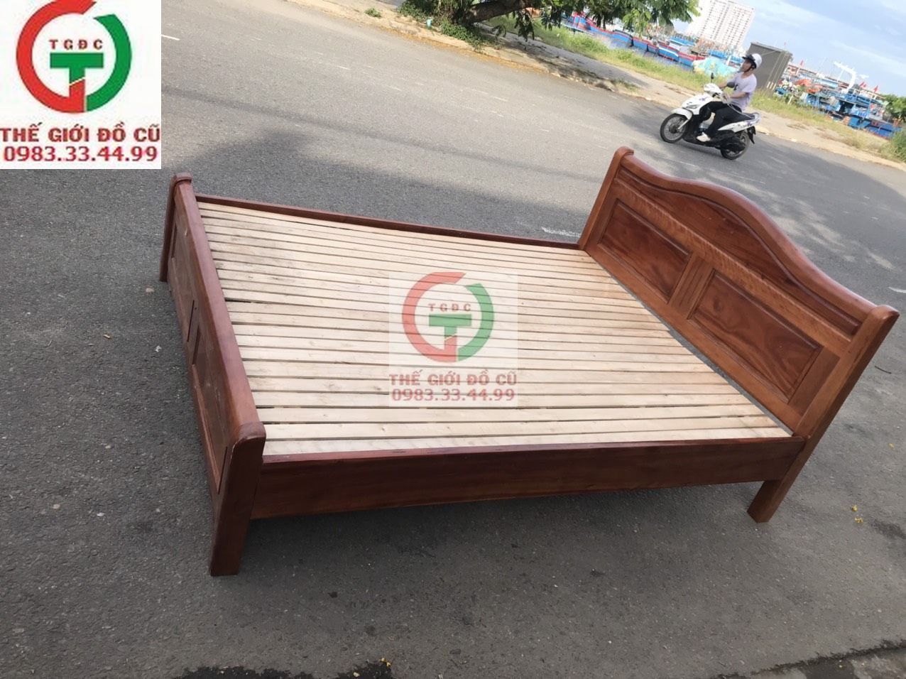 GIƯỜNG GỖ XOAN ĐÀO 1.6M