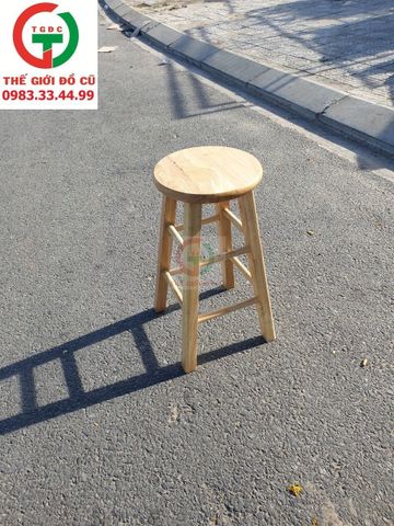 Ghế gỗ tròn café