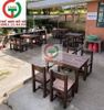 BÀN GHẾ CAFE GỖ