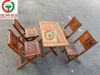 BÀN GHẾ GỖ XẾP