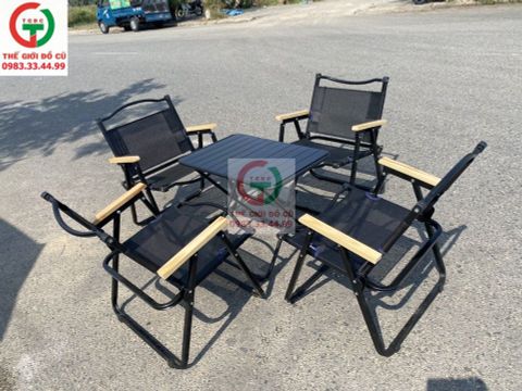 BÀN GHẾ XẾP LƯỚI CAFE ( MẪU MỚI)