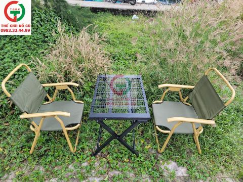 BÀN GHẾ CAFE XẾP LƯỚI