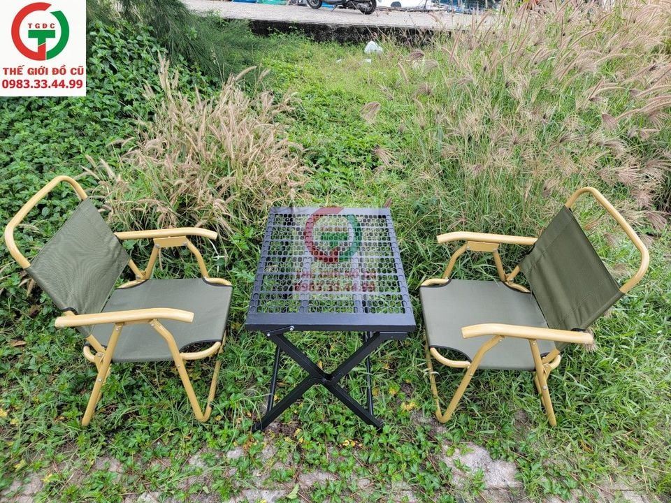 BÀN GHẾ CAFE XẾP LƯỚI