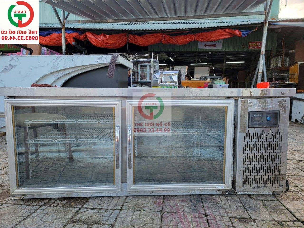 BÀN MÁT INOX CÔNG NGHIỆP BERJAYA B2D/C5/7-S.