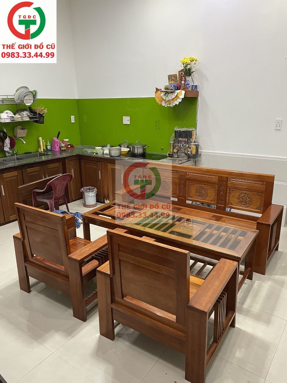 SALON GỖ XOAN ĐÀO