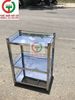KỆ INOX 3 TẦNG ĐỰNG ĐỒ DÙNG BẾP ĂN