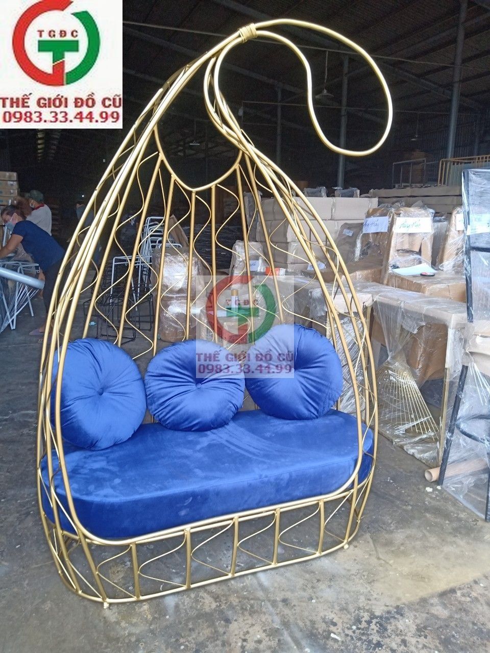GHẾ SOFA LỒNG CHIM MẪU GIỌT NƯỚC