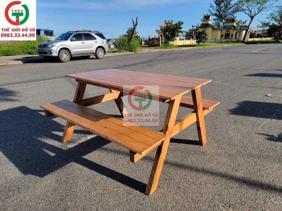 GHẾ BĂNG  CHỮ A GỖ CAO SU