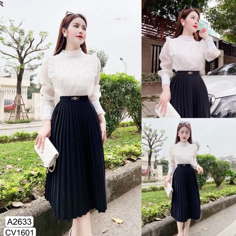 SET ÁO A2633-CHÂN VÁY 1601 CÔNG SỞ