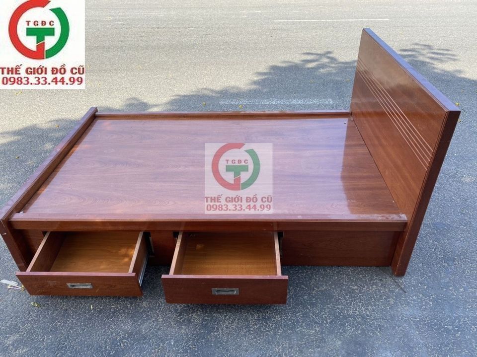 GIƯỜNG NGĂN KÉO PHẢN GỖ XOAN ĐÀO