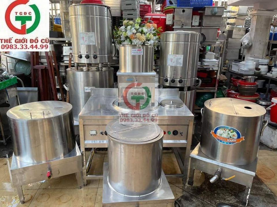 NỒI HẦM XƯƠNG- NƯỚC LEÒ- BÚN PHỞ INOX 20L-100L