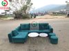 SOFA GÓC NHUNG XANH