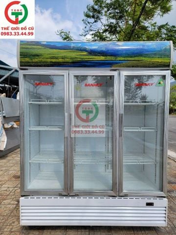 TỦ MÁT SANAKY 3 CÁNH KÍNH 1300L