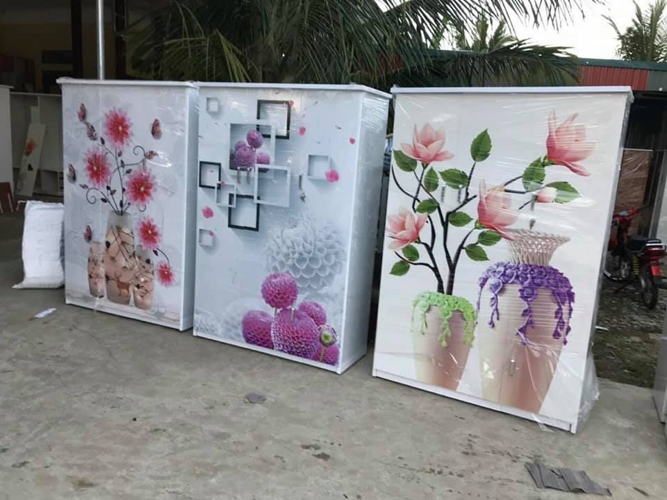 Tủ áo nhựa Đài Loan 3D 3 cánh cao cấp