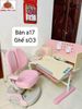 Bàn ghế học sinh Màu Hồng