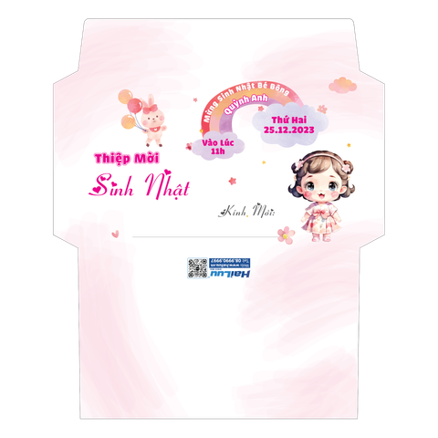  Thiệp Sinh Nhật Mã HA001BD 