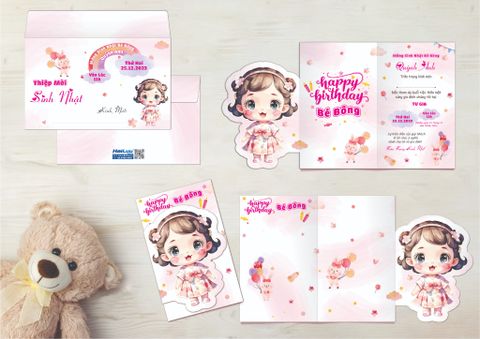  Thiệp Sinh Nhật Mã HA001BD 