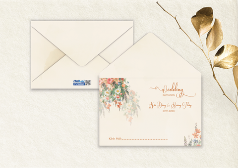  Thiệp Cưới Mã HA003WD 