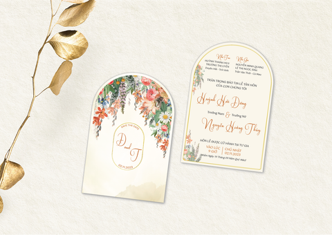  Thiệp Cưới Mã HA003WD 