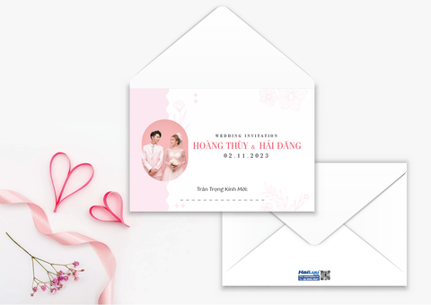  Thiệp Cưới Mã HA007WD 