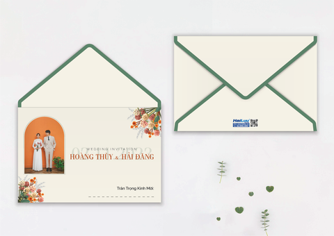  Thiệp Cưới Mã HA008WD 